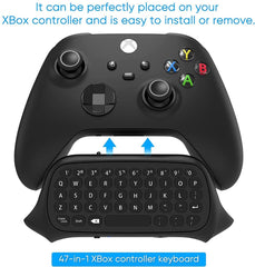 YONO Toetsenbord geschikt voor Xbox Controller - Qwerty Keypad Accessoires - Keyboard - Zwart