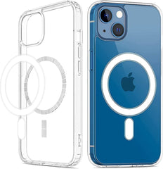 YONO Hoesje geschikt voor iPhone 13 met Draadloos Opladen Functie - Shock Proof Magnetische Case - Transparant