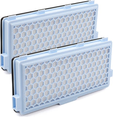 YONO HEPA Filter Set geschikt voor Miele Classic Compact C1 Complete / C2 / C3 - Vervangbare Stofzuigerfilter - Stofzuiger Onderdelen - 2 Stuks
