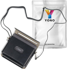 YONO Case geschikt voor Fujifilm Instax Link Wide - Hoes met Draagriem - Zwart