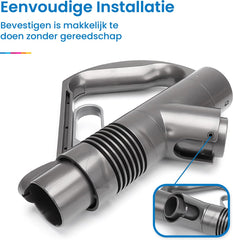 YONO Pistoolgreep geschikt voor Dyson Stofzuiger DC19 / DC23 / DC26 / DC29 / DC32 / DC36 / DC37 - Handgreep Accessoires - Handvat - Grijs