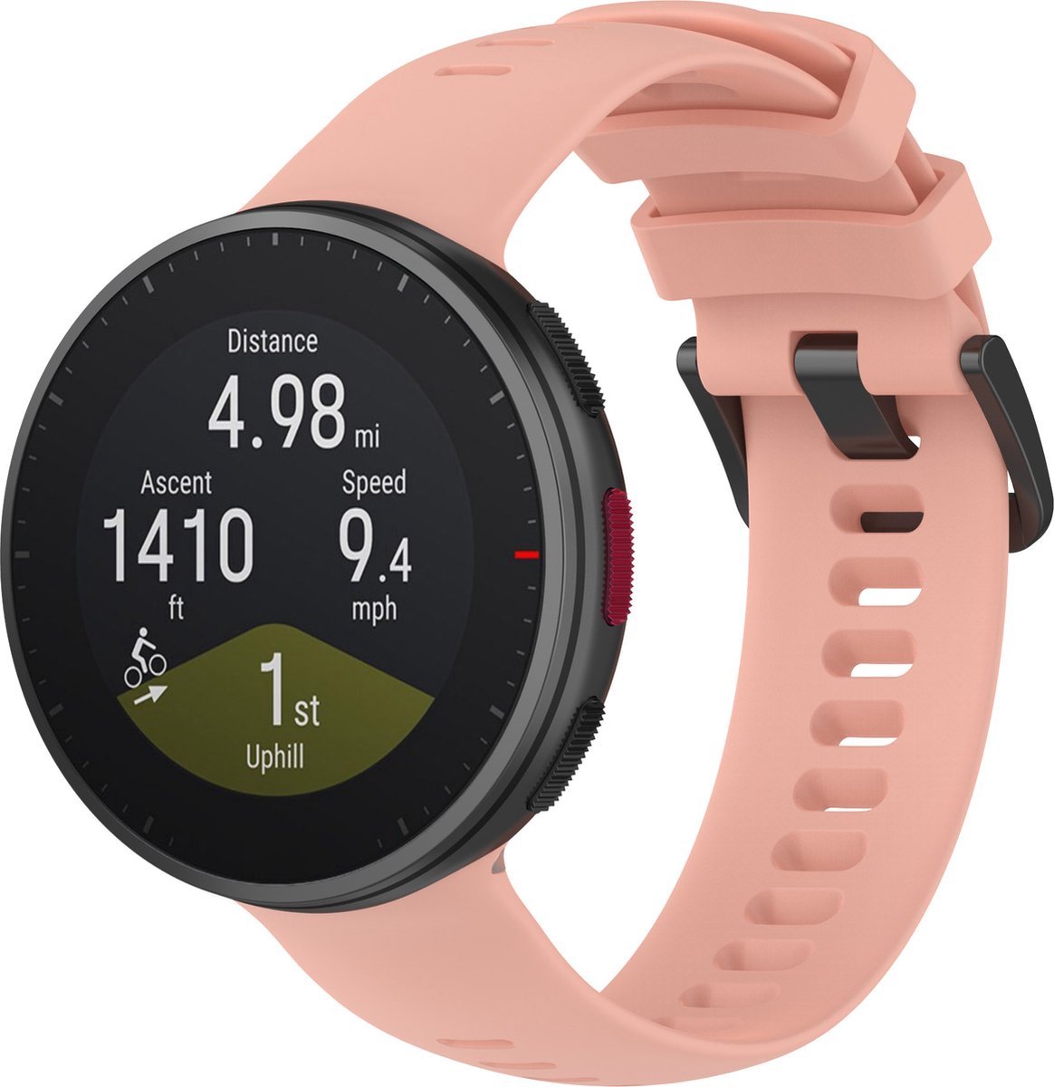 YONO Bandje geschikt voor Polar Vantage V2 - Siliconen - Lichtroze