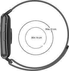 YONO Milanees Bandje geschikt voor Huawei Watch Fit - Milanese Vervangende Armband - Zilver