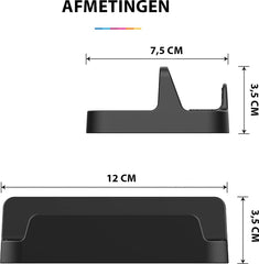 YONO Standaard Houder geschikt voor Valve Steam Deck / OLED - Verticale Console Stand - Zwart