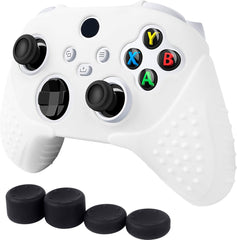 YONO Grip Skin geschikt voor Xbox Controller - Siliconen Hoesje - Case met Thumbnails voor Trigger Joystick - Wit