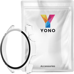 YONO Case geschikt voor Huawei Watch GT 3 - 46mm - Screen Protector Hoesje - Full Cover Bumper - Transparant