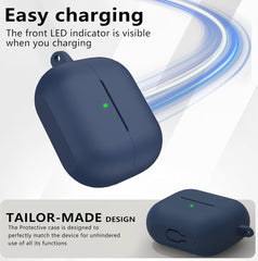 YONO Soft Case geschikt voor Samsung Galaxy Buds 3 / 3 Pro - Siliconen Hoesje - Donkerblauw