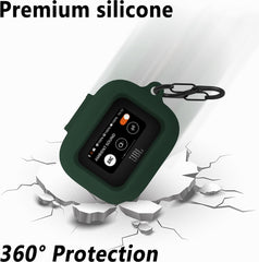 YONO Soft Case geschikt voor JBL Live Beam 3 / Buds 3 / Flex 3 - Siliconen Hoesje - Donkergroen