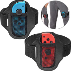 YONO Leg Strap Mount – Accessoires Houder Grip geschikt voor Nintendo Switch Joy Con Controller – 2 Stuks