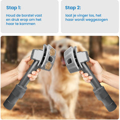 YONO Groom Tool met Slang geschikt voor Dyson V15 / V11 / V10 / V8 / V7 - Opzetstuk Haarborstel