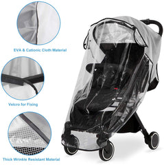 YONO Regenhoes Kinderwagen Universeel - Buggy Hoes - Wandelwagen - Transparant