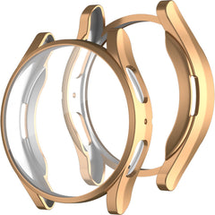 YONO Screen Protector Bumper geschikt voor Galaxy Watch 5 (44 mm) - Full Cover Case - Hoesje - Rose Gold