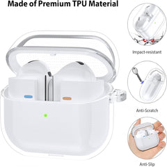 YONO Soft Case geschikt voor Samsung Galaxy Buds 3 / 3 Pro - Siliconen Hoesje - Transparant