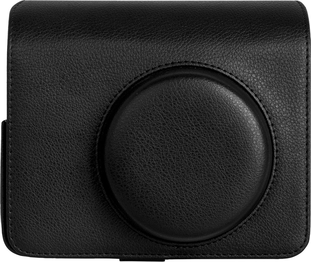 YONO Case geschikt voor Fujifilm Instax Wide 400 - Bescherm Hoes met Draagriem - Zwart