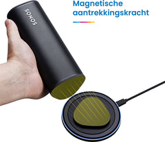 YONO Draadloze Oplader geschikt voor Sonos Roam / Roam SL - Magnetische Lader - Oplaadkabel - Zwart