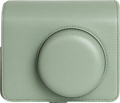 YONO Case geschikt voor Fujifilm Instax Wide 400 - Bescherm Hoes met Draagriem - Salie Groen