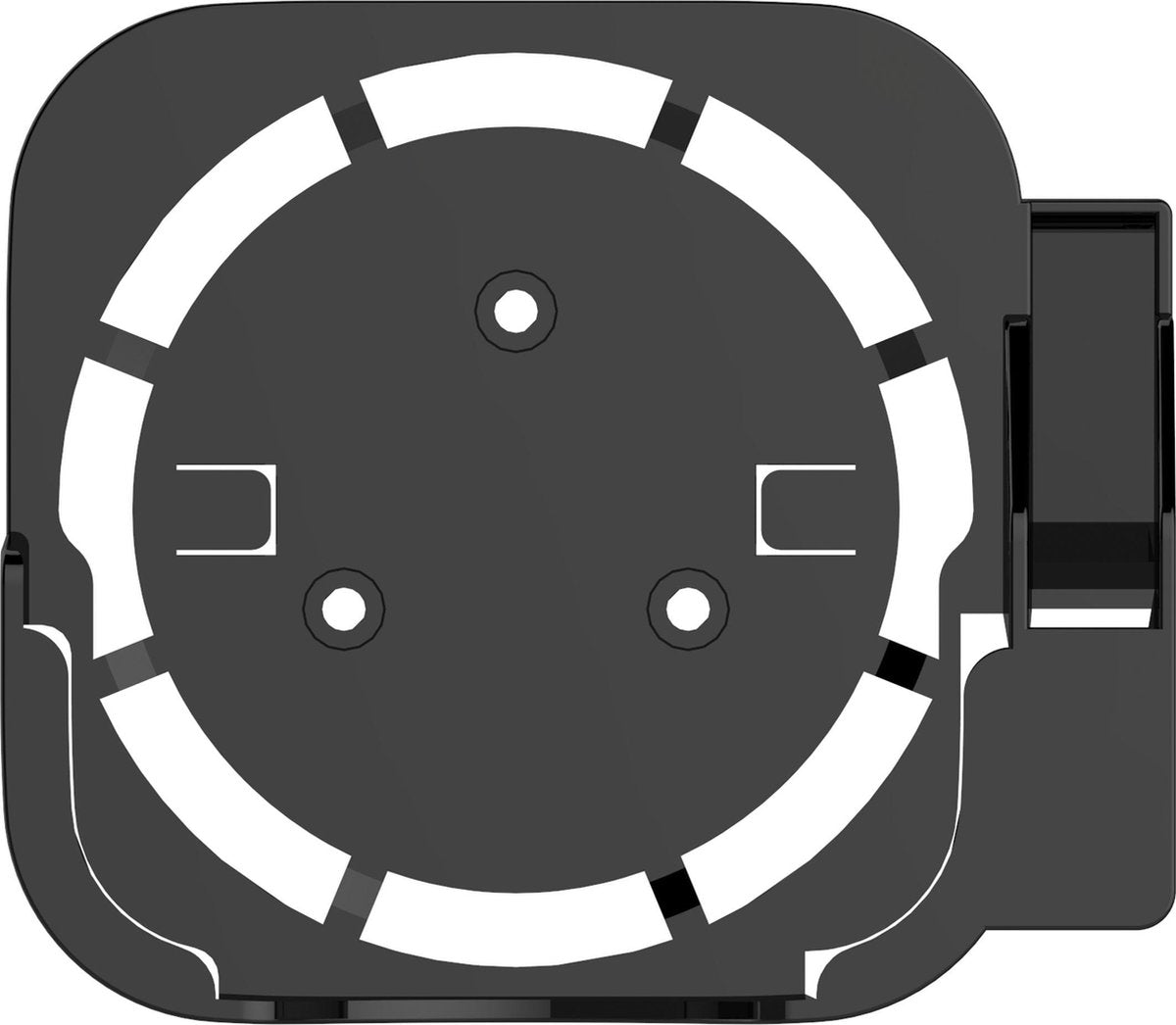 YONO Houder geschikt voor Apple TV - Wandhouder - Wall Mount - Zwart