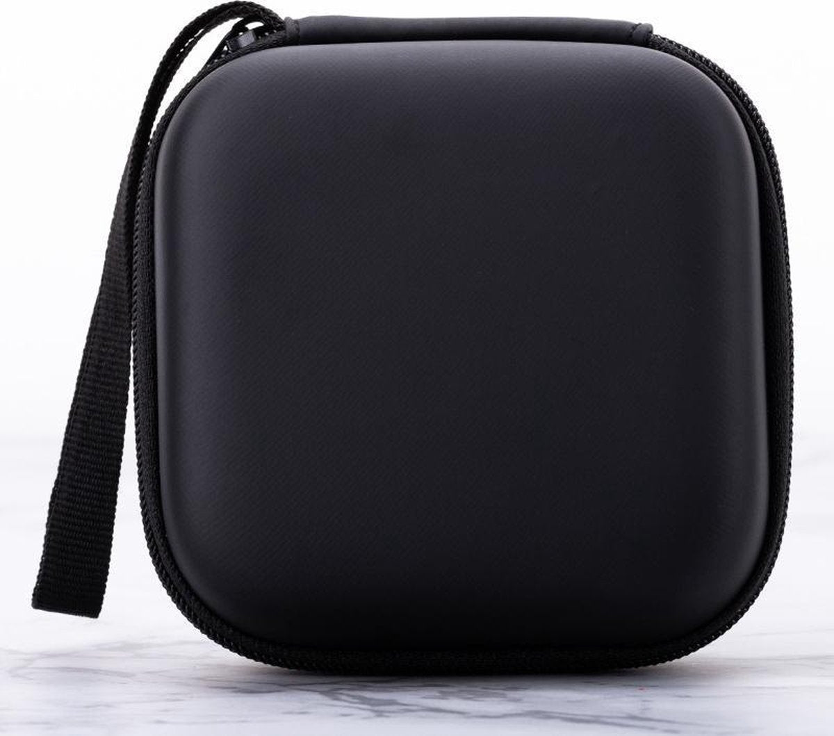 Bescherm Hoes - Hard Case - Universeel hoesje voor oordopjes - Geschikt voor Bluetooth Headset - In-ear Oortjes - Earpods – Zwart