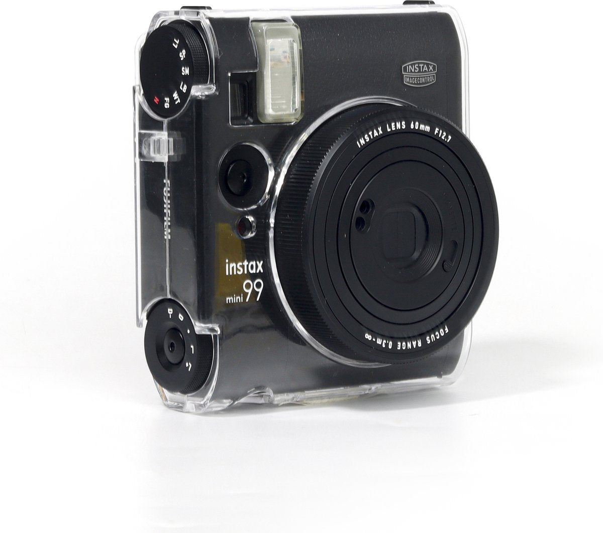 YONO Case geschikt voor Fujifilm Instax Mini 99 - Hoesje met Schouderriem - Transparant