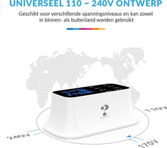 USB Lader met Voeding - Super Oplader - 3.0 Quick Charge - Hub - 8 Poorten met Stekker