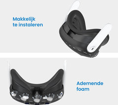 YONO Elite Strap geschikt voor Meta Quest 3 - Verstelbare Strap Hoofdband met VR Cover - Oculus 3D Bril Accessoires