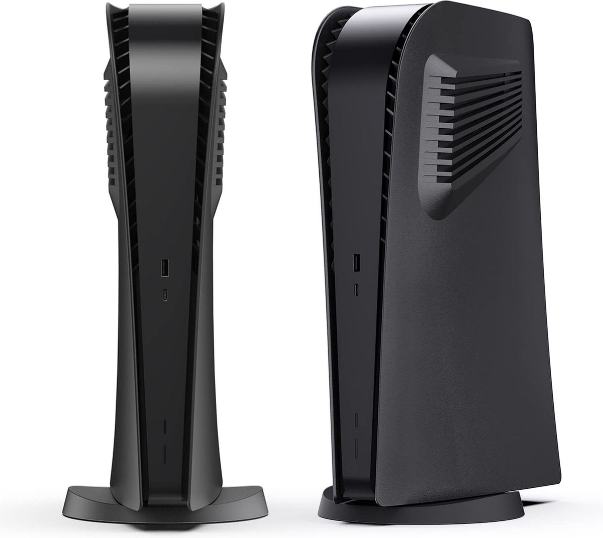 YONO Faceplate geschikt voor Playstation 5 Digital Edition - PS5 Console Skin Cover Accessoires - Zwart