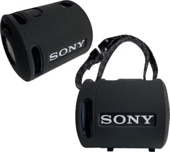 YONO Soft Case geschikt voor Sony SRS-XB100 / SRS-XB13 - Siliconen Hoesje - Zwart
