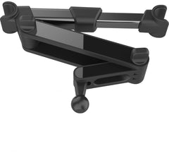 YONO Tablet Houder Auto met Uitklapbare Nek Universeel - Hoofdsteun - Geschikt voor Tablet, Telefoon en Game Console - Zwart Uitklapbaar