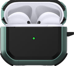 YONO Hoesje geschikt voor Airpods Pro 1/2 – Armor Hard Case – Groen