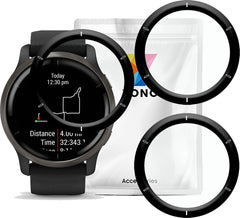 YONO Screen Protector Set geschikt voor Garmin Venu 2S - Volledige Scherm Bescherming - 3 stuks