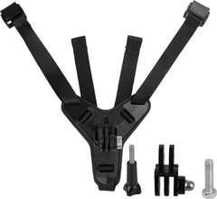 YONO Helmet Mount geschikt voor GoPro - Helm Bevestiging Strap - Zwart