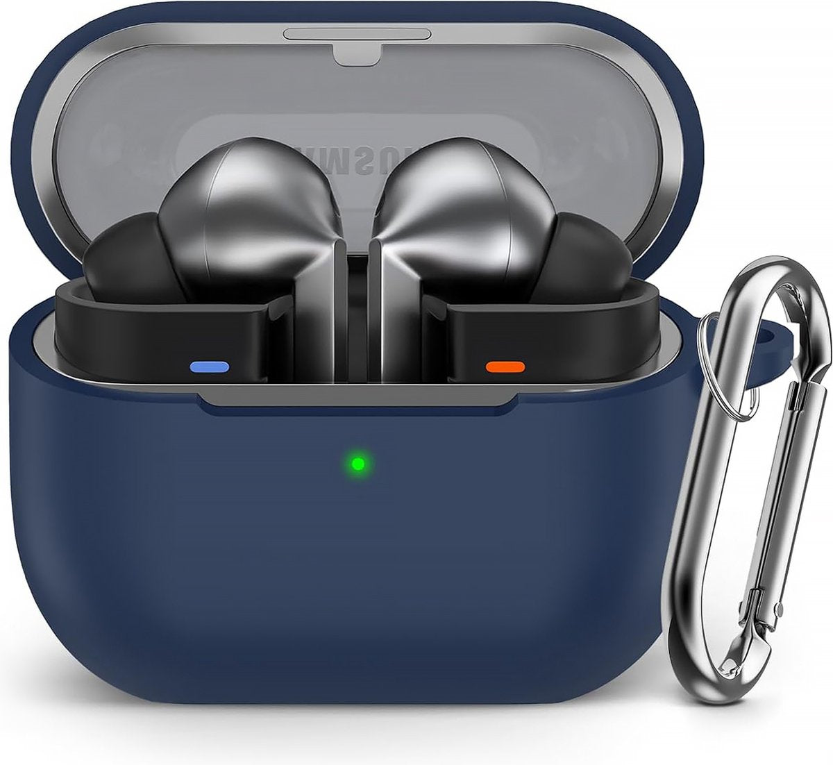 YONO Soft Case geschikt voor Samsung Galaxy Buds 3 / 3 Pro - Siliconen Hoesje - Donkerblauw