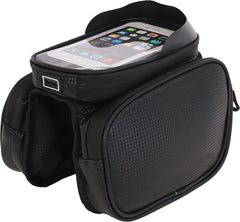 YONO Frame Tas Fiets met Waterdichte Telefoonhouder - Zwart