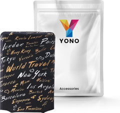 YONO Kofferhoes Elastisch - Wasbare Koffer Beschermhoes - M - World Traveler