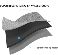 YONO Kabel Organiser Tas Large - Compacte Kabeltas - Opbergtas voor Elektronica en Accessoires - Etui Organizer Case - Zwart