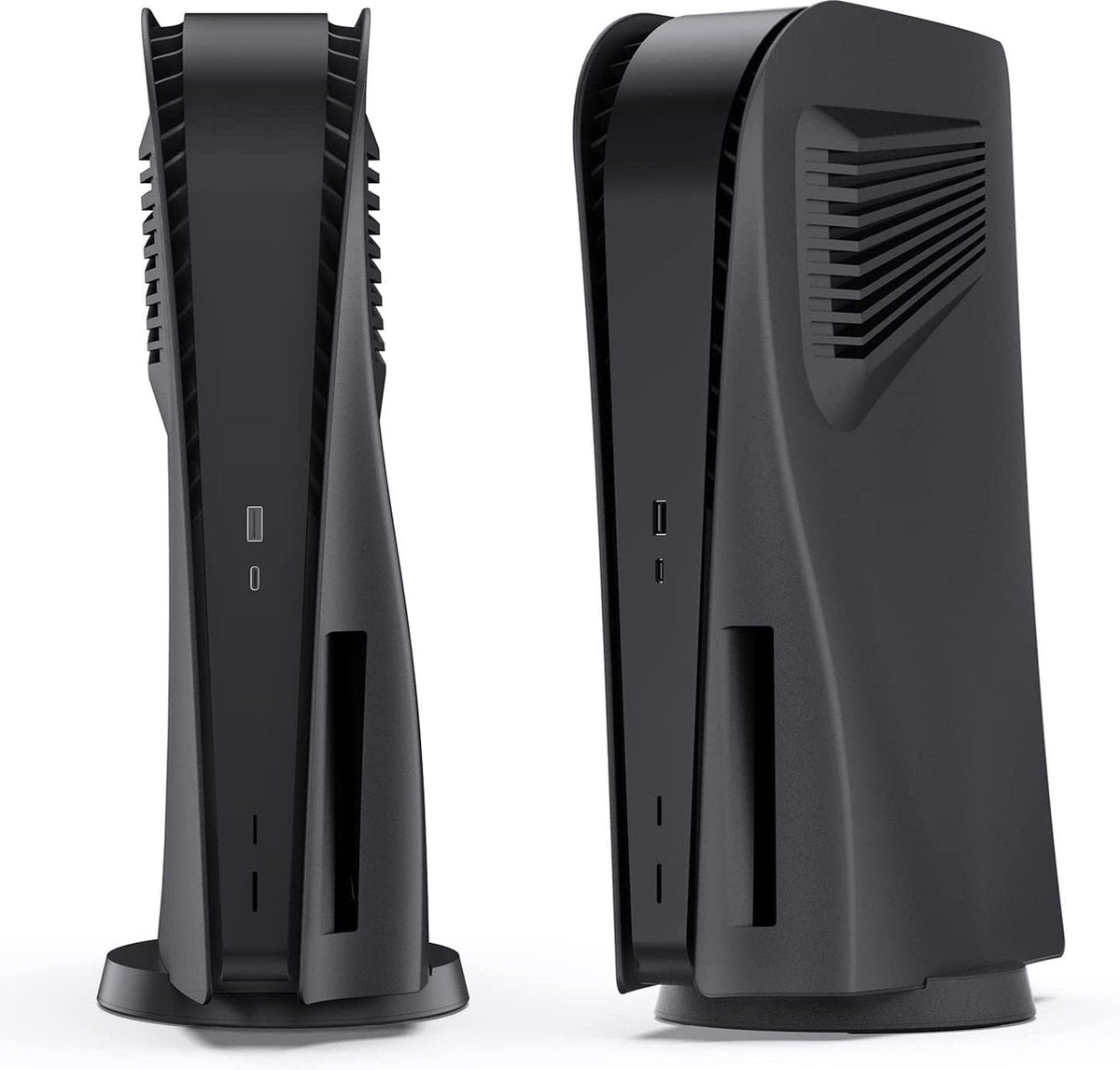 YONO Faceplate geschikt voor Playstation 5 Disc Edition - PS5 Console Skin Cover Accessoires - Zwart