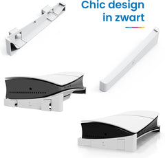 YONO Horizontale Standaard geschikt voor Playstation 5 SLIM - PS5 Stand Liggend - Houder - Lichtgrijs