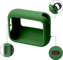 YONO Soft Case geschikt voor JBL Go 4 - Siliconen Hoesje - Groen