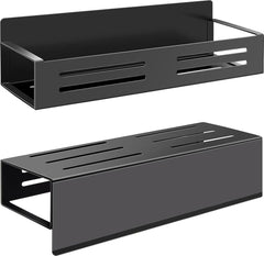 YONO Magnetisch Keukenrek Hangend - Kruidenrek Ophangbaar - Organizer Keuken Rek - 30cm - Zwart