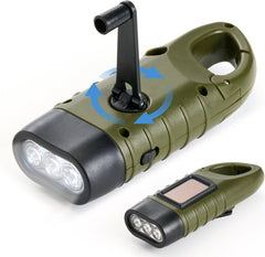Wind-up Flashlight - Dark Green