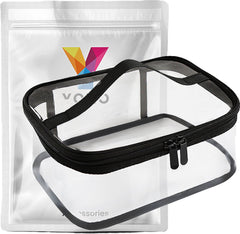 YONO Doorzichtige Reis Toilettas voor Toiletartikelen – Travel Make Up Organizer Tasje – Transparant