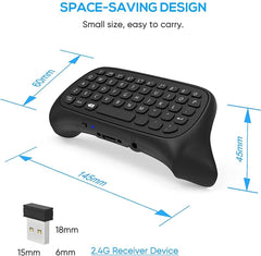 YONO Toetsenbord geschikt voor Xbox Controller - Qwerty Keypad Accessoires - Keyboard - Zwart