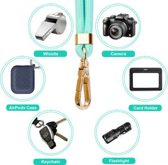 YONO Telefoonkoord Universeel - Nylon Telefoon Ketting Verstelbaar - Turquoise