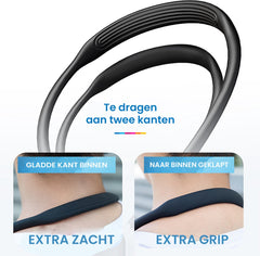 YONO Nekhouder geschikt voor GoPro met Telefoonclip - Actie Camera en Smartphone Houder - Accessoires Mounts - Zwart