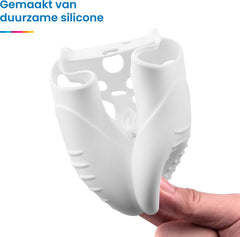 YONO Grip Skin geschikt voor Xbox Controller - Siliconen Hoesje - Case met Thumbnails voor Trigger Joystick - Wit