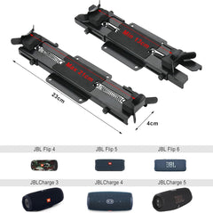 YONO Muurbeugel geschikt voor JBL Speaker - Wall Mount Charge 5/4 - Flip 6/5 - Zwart