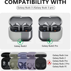 YONO Soft Case geschikt voor Samsung Galaxy Buds 3 / 3 Pro - Siliconen Hoesje - Grijs