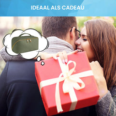 YONO Reis Make Up Tas - Toilettas Etui - Cosmetica Tas - Beauty Case Organizer - Large - Donkergroen