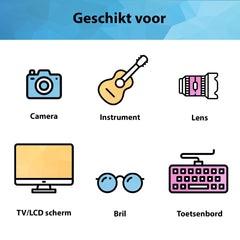 YONO Blaasbalg - Stof Verwijderaar voor Camera Lens en Toetsenbord - Dust Cleaner - Reiniging en Schoonmaken - Zwart