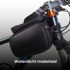 YONO Frame Tas Fiets met Waterdichte Telefoonhouder - Zwart